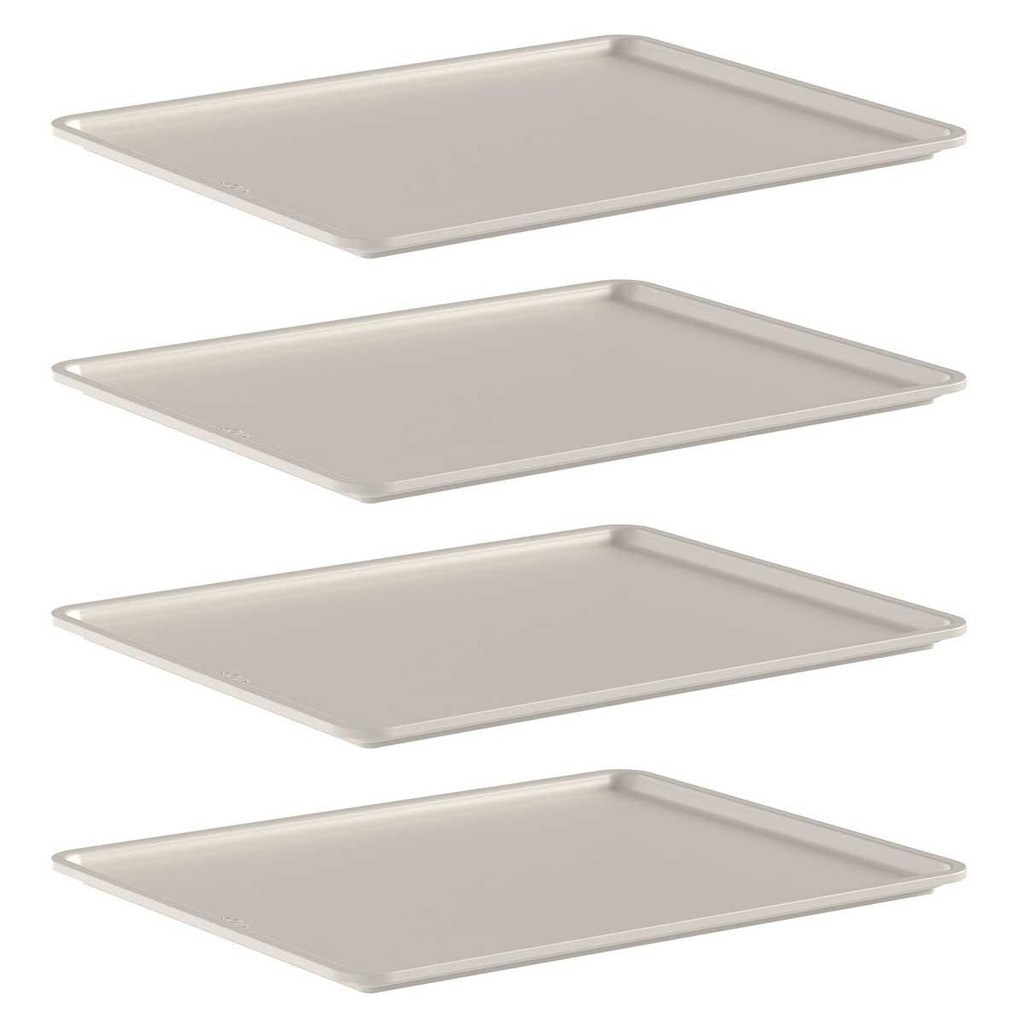 Kit 4 Tampa Cesto Organizador 8,2L 12L e 16L OU Flow Bege em Oferta na Shopee