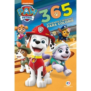 Patrulha canina - 365 atividades e desenhos para colorir em Oferta na Shopee