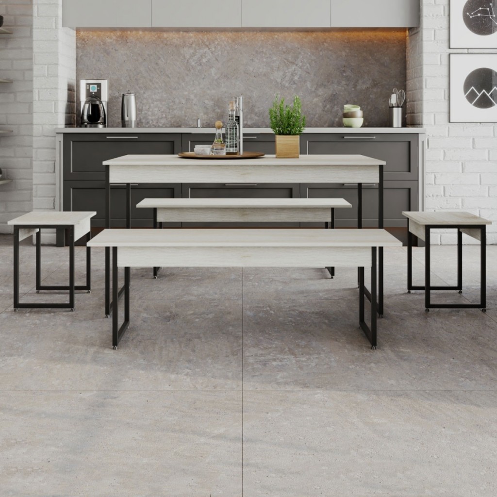 Detalhes do Mesa de Jantar 6 Lugares