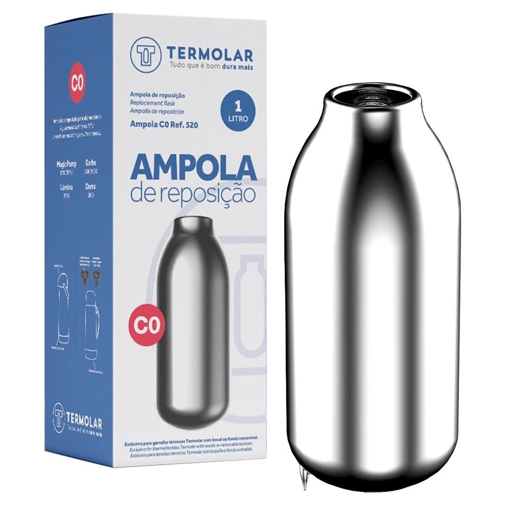 Ampola para Reposição Termolar Garrafa 1L- 50750 em Oferta na Shopee