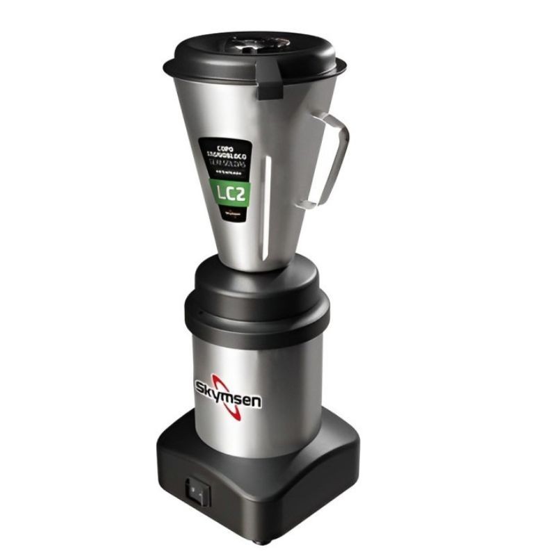Liquidificador Comercial LC2 - 127V com Copo Monobloco Inox e Baixa Rotação Para Restaurantes bares