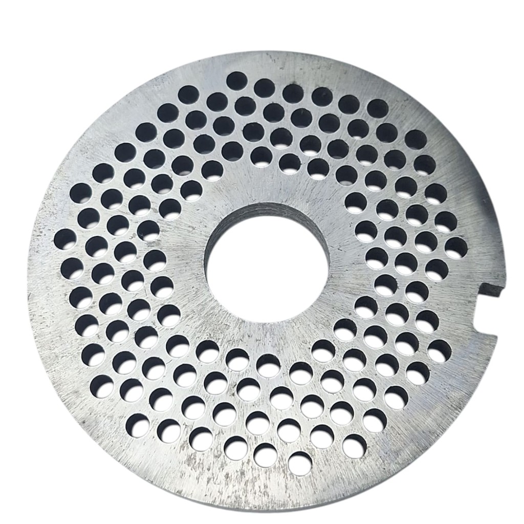 DISCO DE MOEDOR DE CARNE BOCA 98 COM FURO 5MM 98/05 AÇO CARBONO REDE PARA MOEDOR DE CARNE