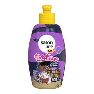 Creme Para Pentear Salon Line To De Cachinho Molinha Kids 300ml em Oferta na Shopee