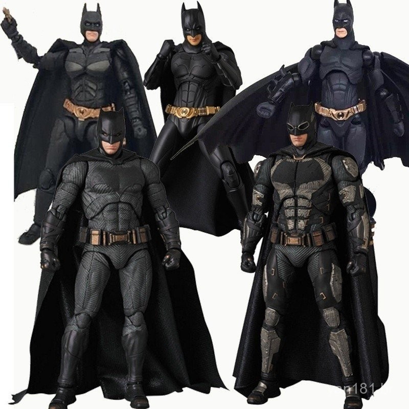 Liga da Justiça SHF MAF Dark Batman REVOLTECH MAFEX Dark Knight Caixa Móvel Figura Móvel Vestido Modelo LM4K