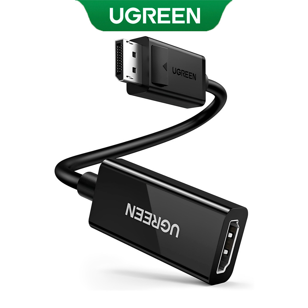 UGREEN Adaptador Displayport para Hdmi Fêmea 4k 2k/60Hz Preto