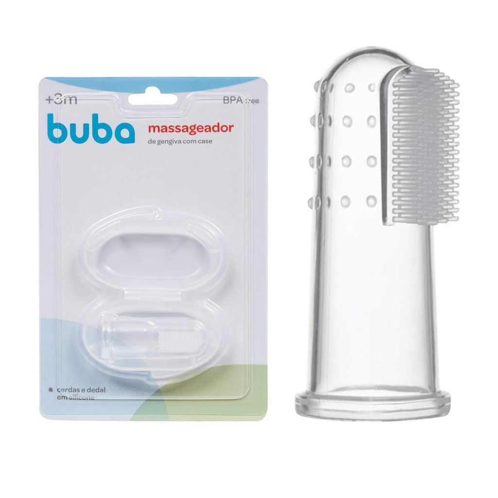 BUBA Massageador De Gengiva Com Case Transparente