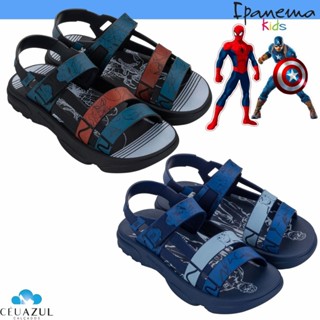 Papete Infantil Grendene Masculino Homem Aranha e Capitão America Marvel Conforto em Oferta na Shopee