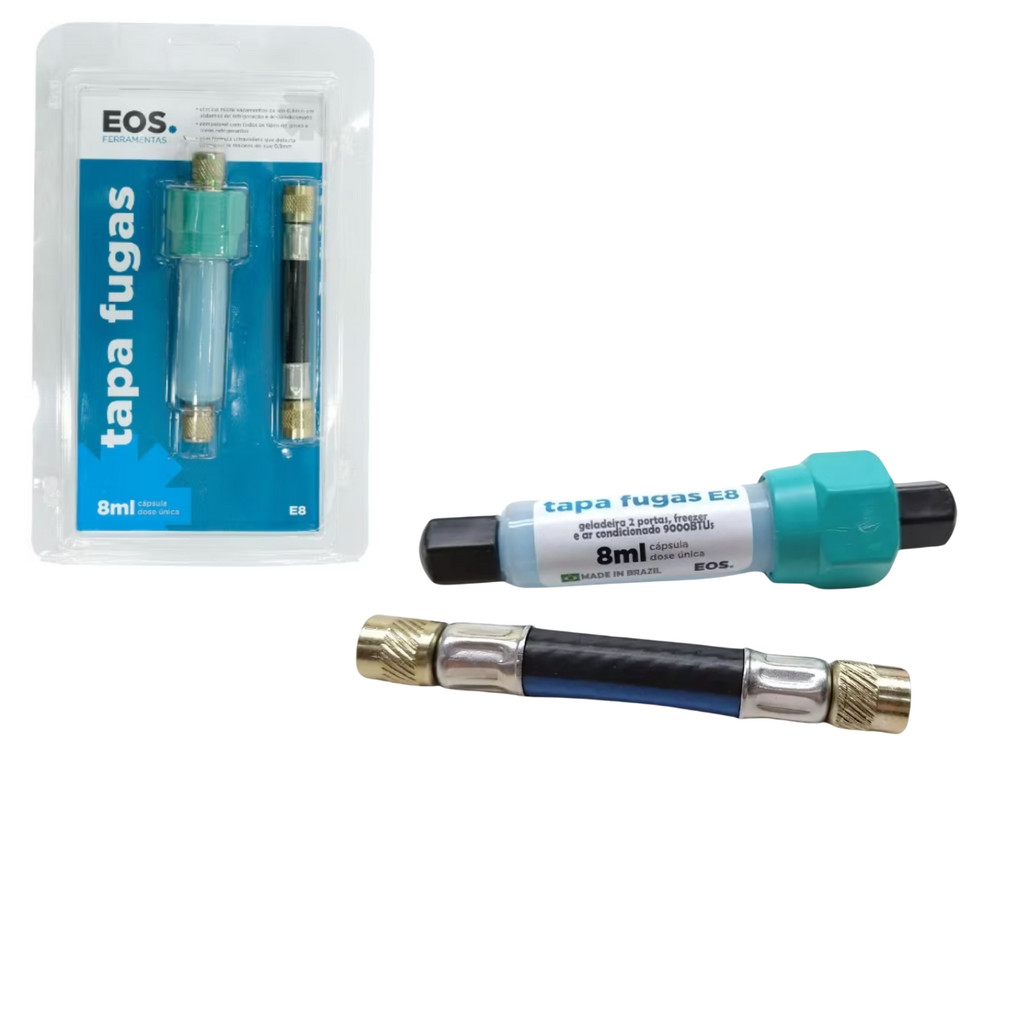 TAPA FUGAS COM MANGUEIRA 8ML AR COND ATE 9000 BTUS EOS