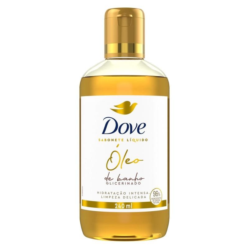 Sabonete Líquido Dove Óleo de Banho Glicerinado 240ml - Beauty