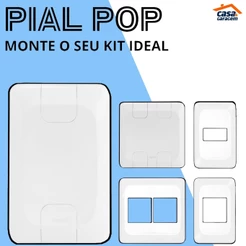 Placas e Espelhos 4x2/4x4 Pial Pop