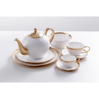 Prato para Sobremesa Wolff Dubai de Porcelana Branco 21cm em Oferta na Shopee