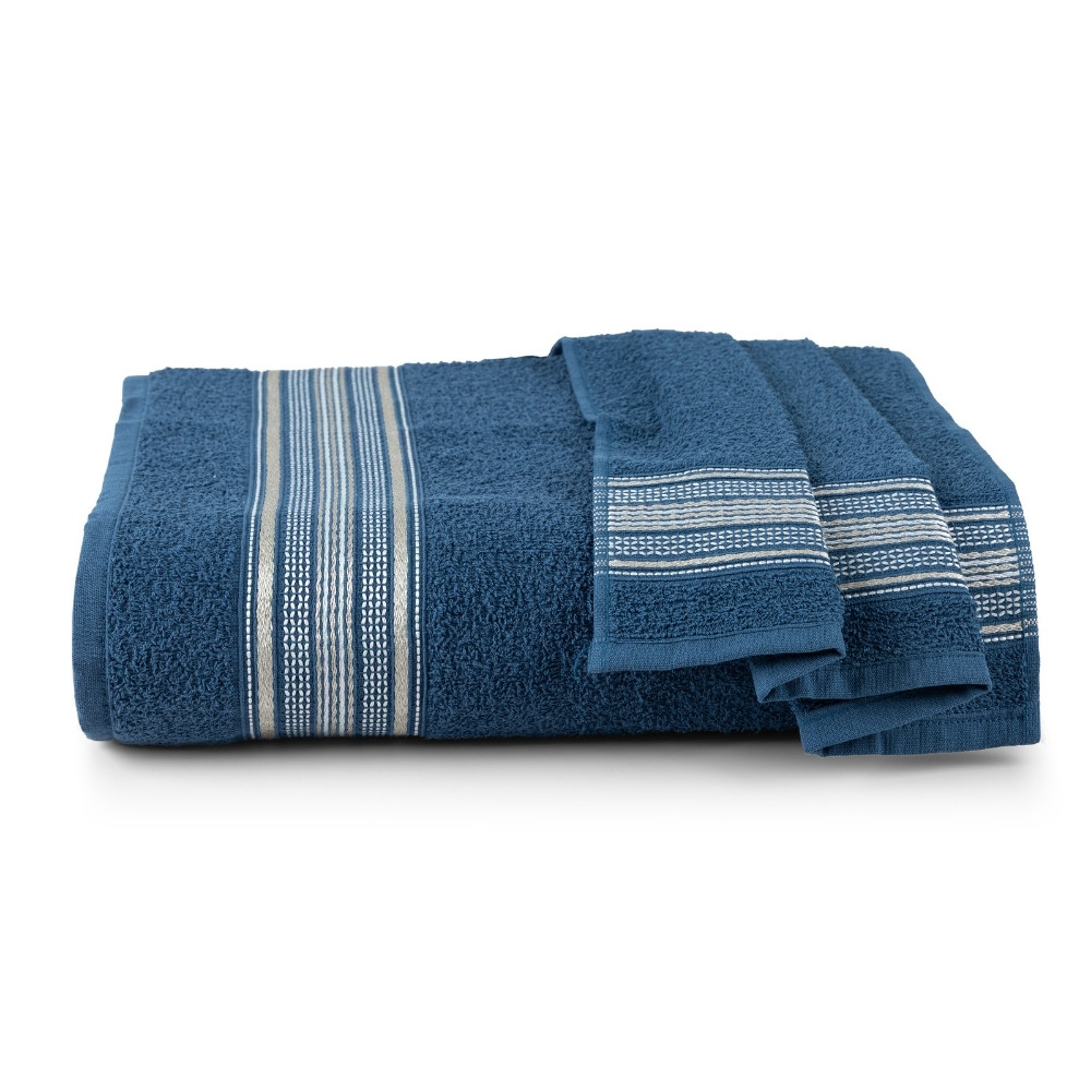 Jogo de Banho 2 Pçs 100% Algodão Toalha Macia Leve Seca Rosto Rápido 280g/M² - Home & Living