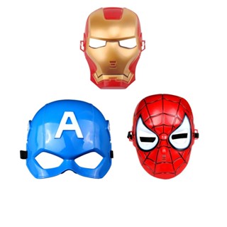 Mascara Plástica Heróis 01 Unidade Fantasia Infantil Homem Aranha Festas Lembrancinha Máscara Capitão América Carnaval em Oferta na Shopee