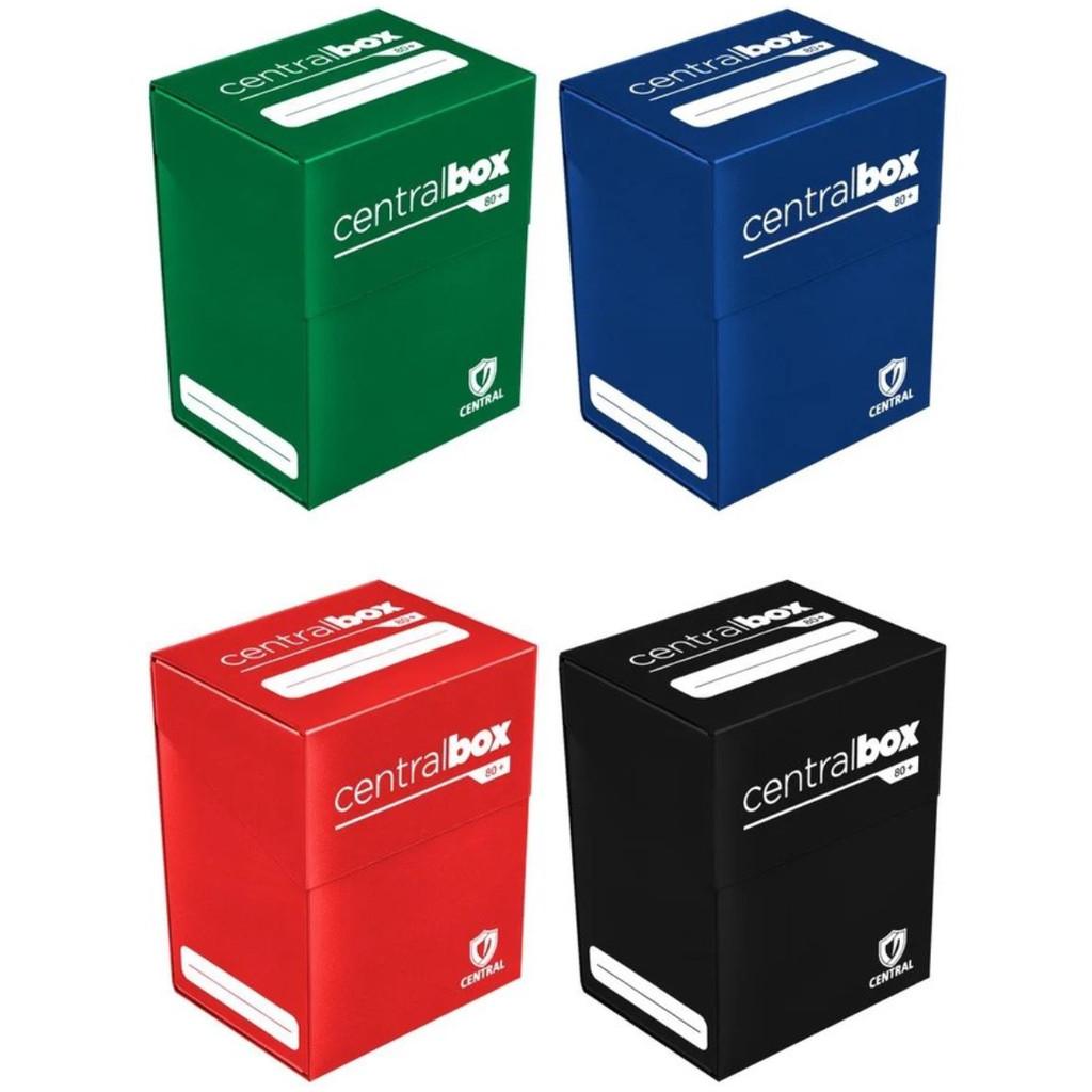 Central Box Básico 80 Cartas com 1 Divisória Cards Magic Yugioh Central Acessórios