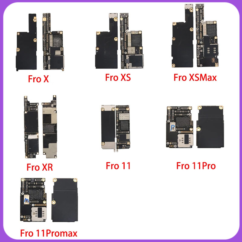 Danos Sem NAND Para iPhone X XR XS 11 12 Pro Max Treinamento Mau manual Placa-Mãe Desmontagem Habilidade Análise