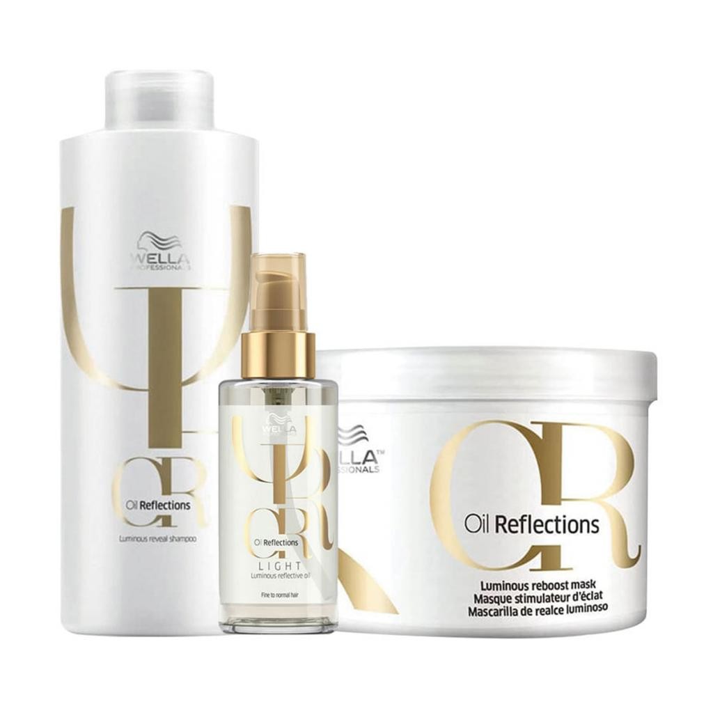 Kit Wella Oil Reflections Light (3 Produtos)