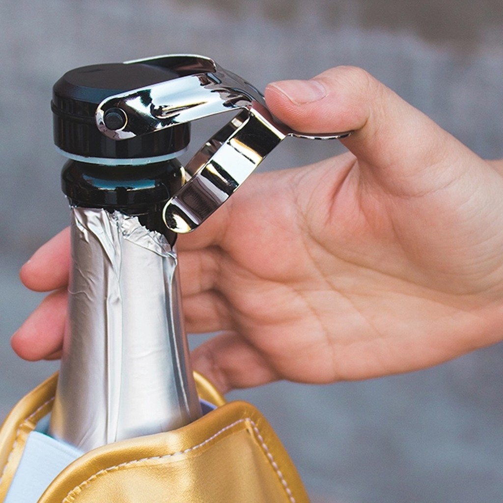 Tampa Para Garrafas De Champanhe Espumante Waf Brevetti Top em Oferta na Shopee