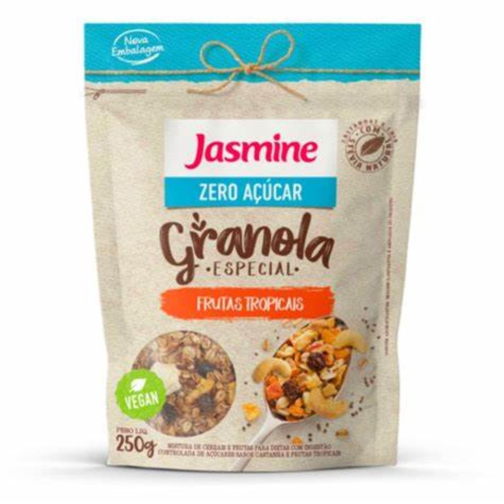 Jasmine Granola Frutas Tropicais Zero Açúcar 250G