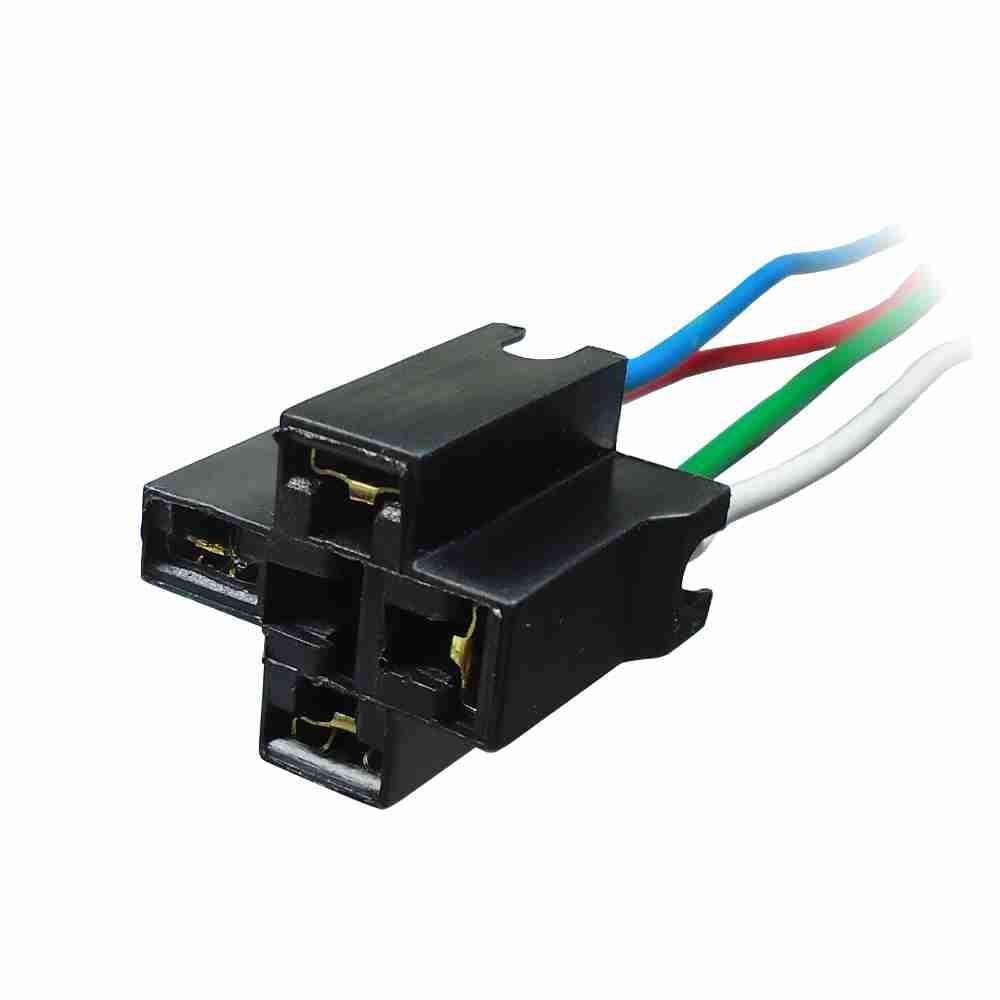 Chicote com Soquete para Relés - 12/24V -  DNI 7502 em Oferta na Shopee