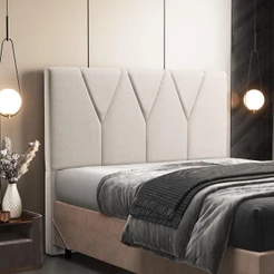 Cabeceira Cama Box Casal Queen 160cm Aura Linho W01 Cru - Mpozenato