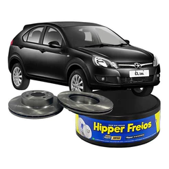Par Disco Freio Novo Dianteiro Ventilado Jac J3 2010 Á 2015