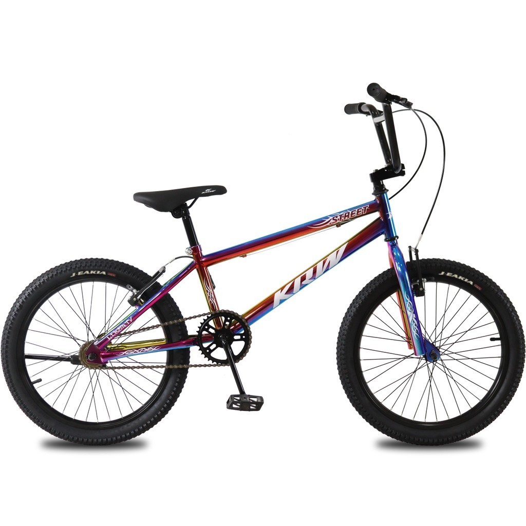 Bicicleta Infantil Aro 20 Aero KRW BMX Cross V-Brake Sem Marchas Rainbow - Mom & Baby