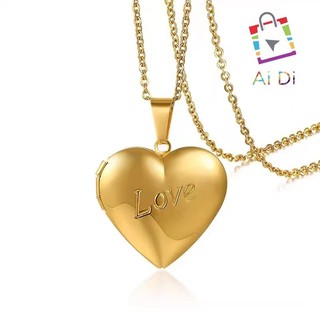 Amor Infinito: Colar Feminino com Pingente de Coração em Aço Inoxidável para Casamento