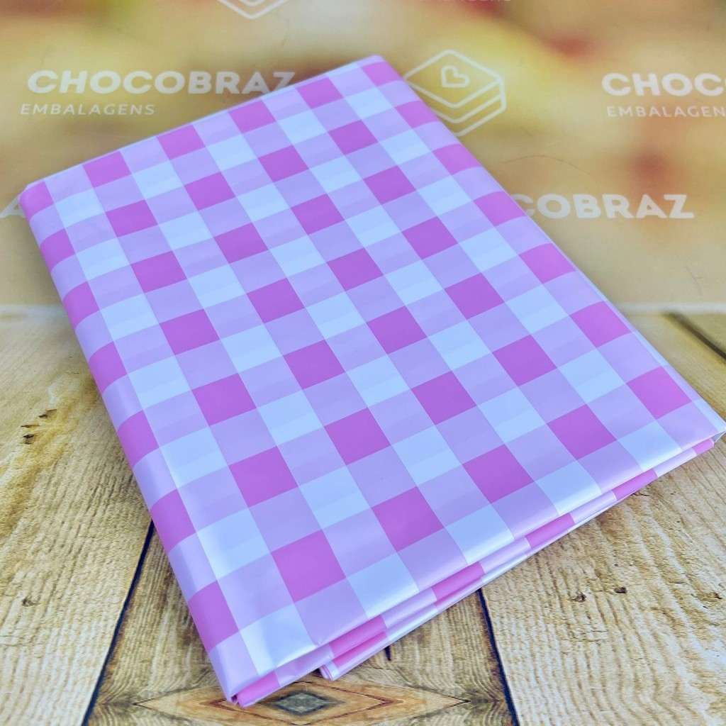 10 Toalhas  P/ Festa junina Xadrez ROSA 78x78 INOVE em Oferta na Shopee