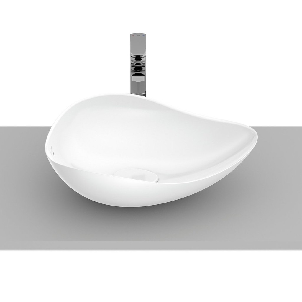 Cuba de Apoio Oval 54x37,5cm Ruy Ohtake Roca Branco em Oferta na Shopee