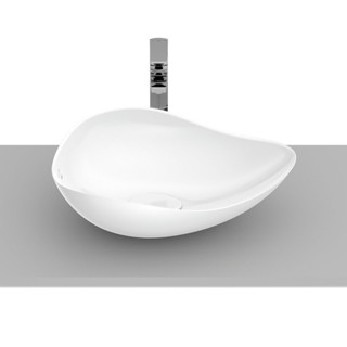 Cuba de Apoio Oval 54x37,5cm Ruy Ohtake Roca Branco em Oferta na Shopee