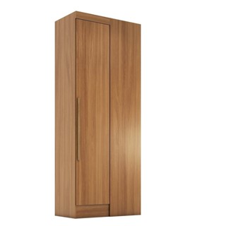 Módulo para Guarda-roupa Smart Canto 1 Porta Espresso Móveis Cinamomo em Oferta na Shopee