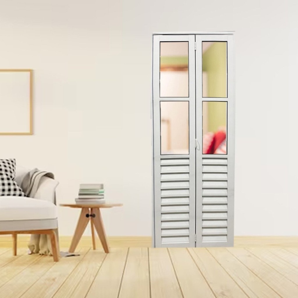 Porta Camarão Palheta com Vidro 210 X 90cm Linha 25 Lado Esquerdo Esquerda - Home & Living