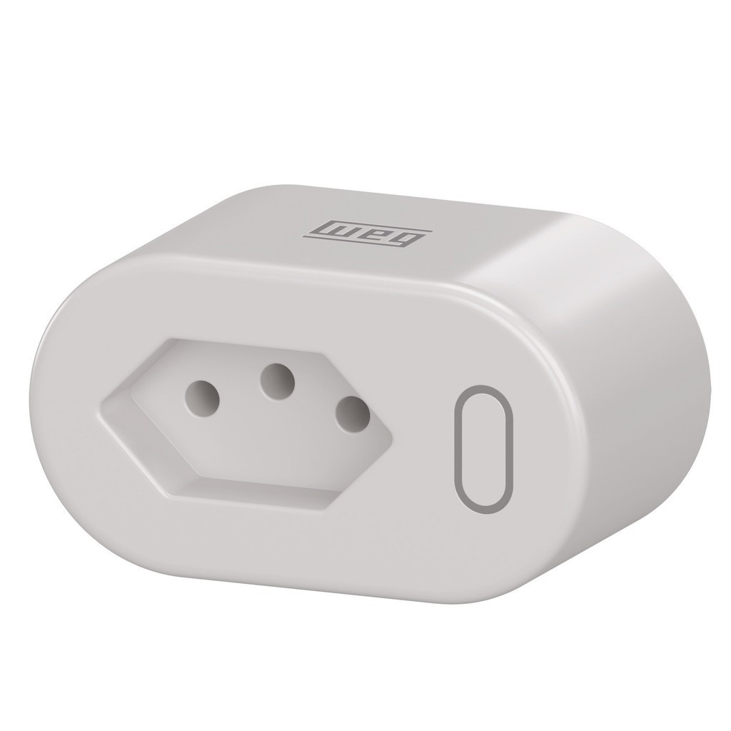 Plugue 10 A WiFi Tomada  Inteligente Smart Home 10a WEG