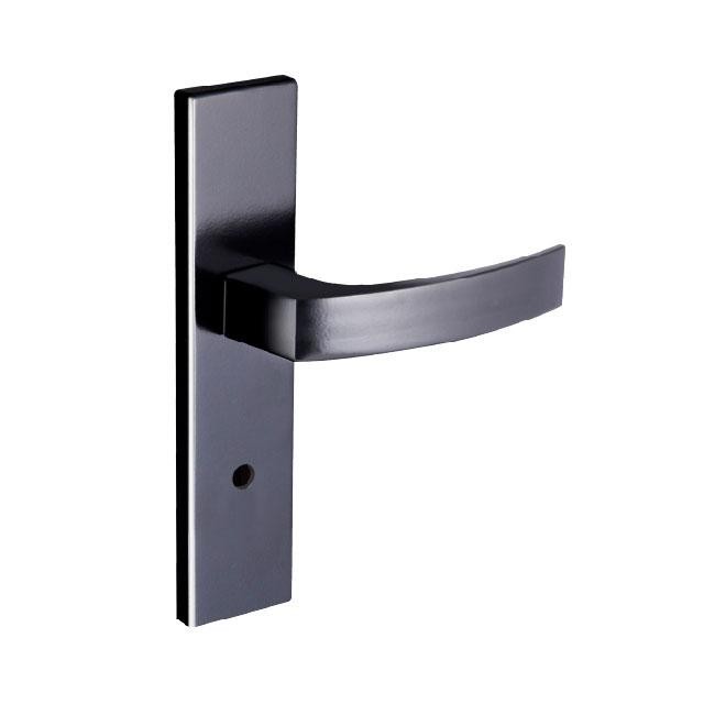 fechadura banheiro quadratta curva espelho s40 preto fosco alianca em Oferta na Shopee