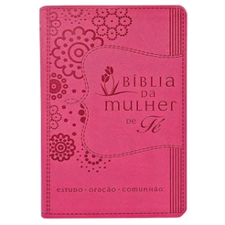 Bíblia Da Mulher De Fé | Estudo - Oração - Comunhão | Capa Rosa | Thomas Nelson Brasil