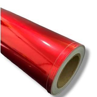Vinil Adesivo Vermelho Metálico 30 CM x 1mt em Oferta na Shopee
