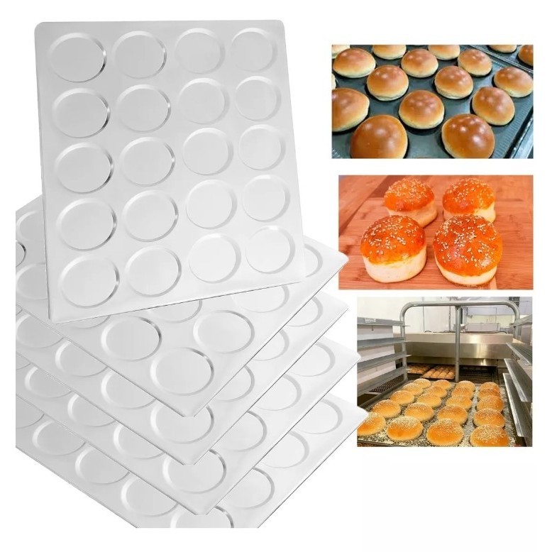 ASSADEIRA PÃO HAMBURGUER 20 CAVIDADES ALUMÍNIO 58X70CM ORIGINAL IMECA