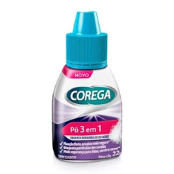 COREGA PÓ FIXADOR SEM SABOR 3 EM 1 COM 22G