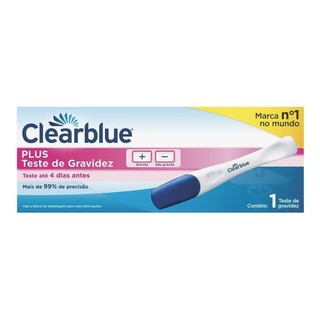 CLEARBLUE PLUS TESTE DE GRAVIDEZ COM 1 UNIDADE em Oferta na Shopee