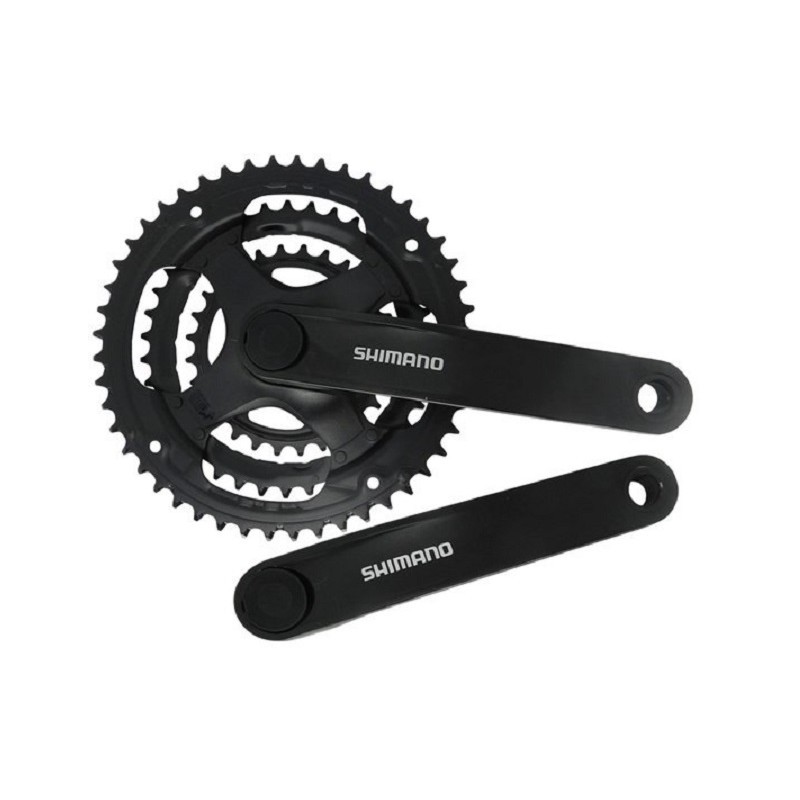 PEDIVELA SHIMANO TOURNEY FC-TY301 170MM PONTA QUADRADA - COROAS 48/38/28 - 3X7V / 3X8V em Oferta na Shopee