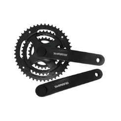 PEDIVELA SHIMANO TOURNEY FC-TY301 170MM PONTA QUADRADA - COROAS 48/38/28 - 3X7V / 3X8V