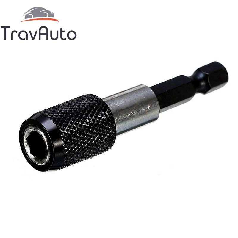 60mm Hex De Liberação Rápida Chave De Fenda Bit Barra De Extensão 1 / 4 Polegada