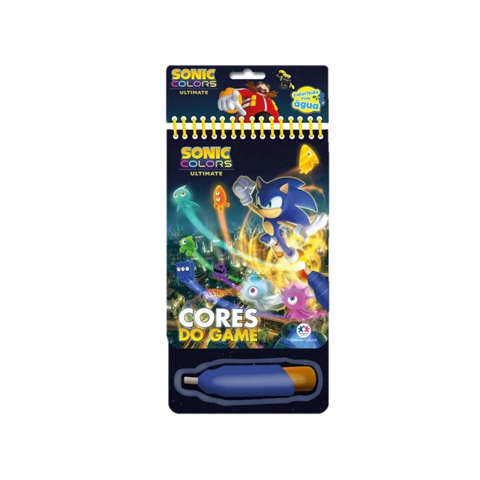 Aqua Book - Colorindo com a água: Sonic - Cores do game