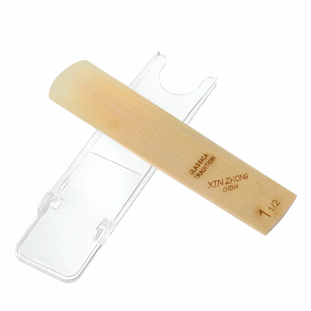 Palheta Avulsa Para Saxofone Alto Em Bambu N1.5 1 1/2 Em Sol