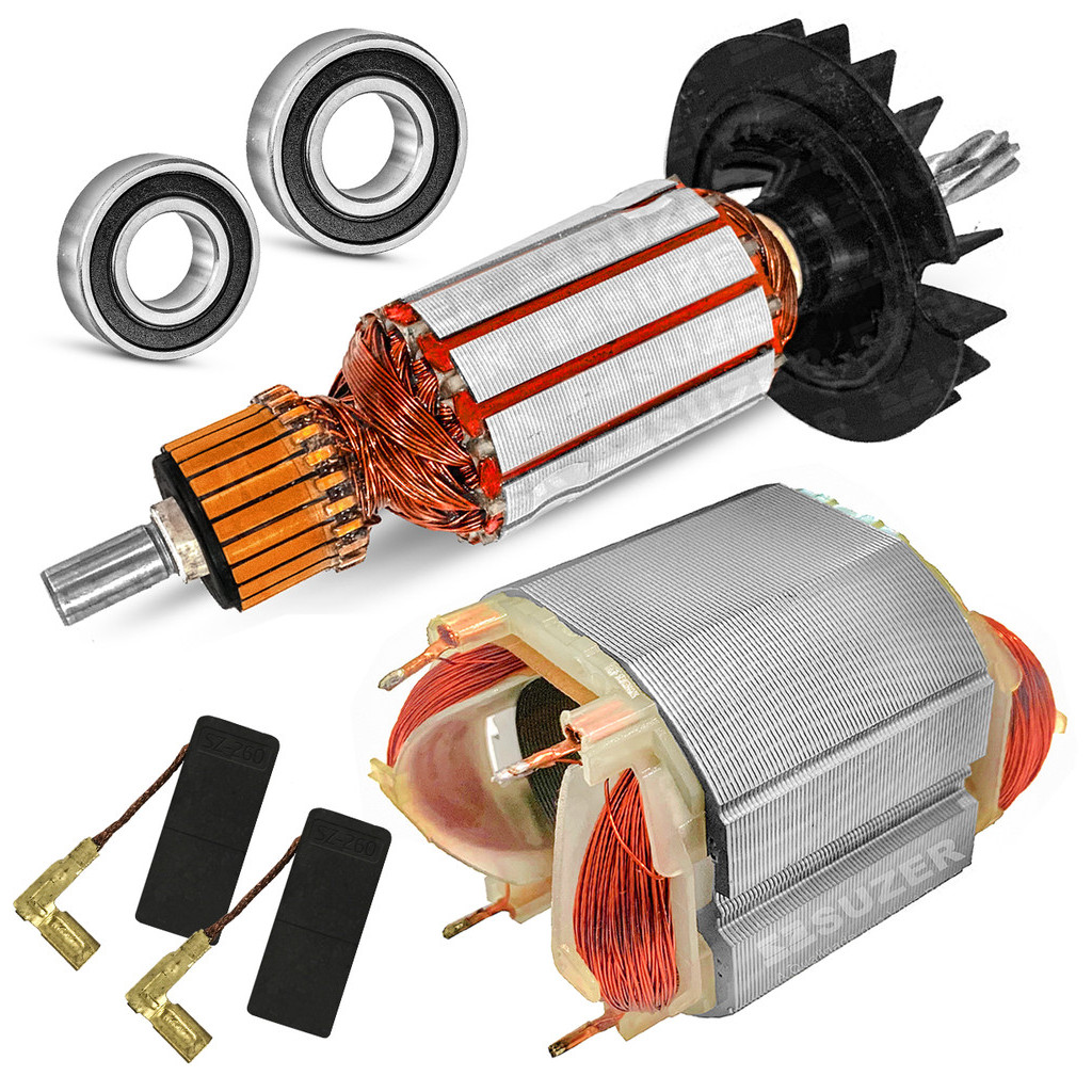 Kit  11253 Gbh 2-26 220v com Induzido e Bobina Para Martelete