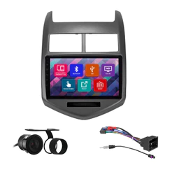 Kit Multimídia 9 Pol Sonic 12 13 2014 2015 2016 2017 2018 Espelhamento Android Ios 2 Din Grafite Camera Ré