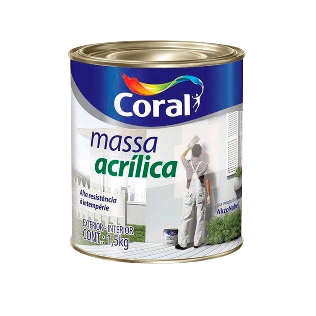 Massa Acrílica Coral De 1,5K em Oferta na Shopee
