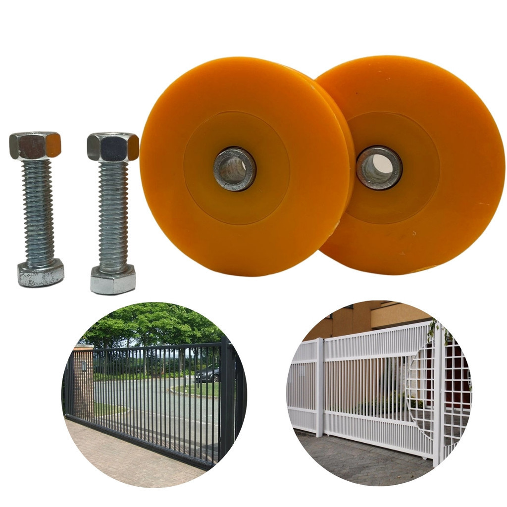 Kit 2 Roldana Rodinha 75mm 3 Pol Tipo V Roldinha Roda Portão De Correr Deslizante Residencial Nylon em Oferta na Shopee