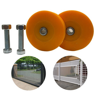 Kit 2 Roldana Rodinha 75mm 3 Pol Tipo V Roldinha Roda Portão De Correr Deslizante Residencial Nylon em Oferta na Shopee