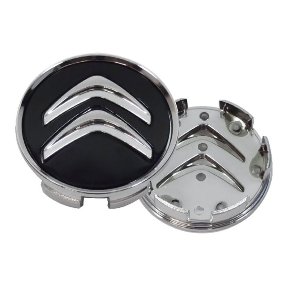 Calota Centro Roda Air Cross  C3 C4 Preta em Oferta na Shopee